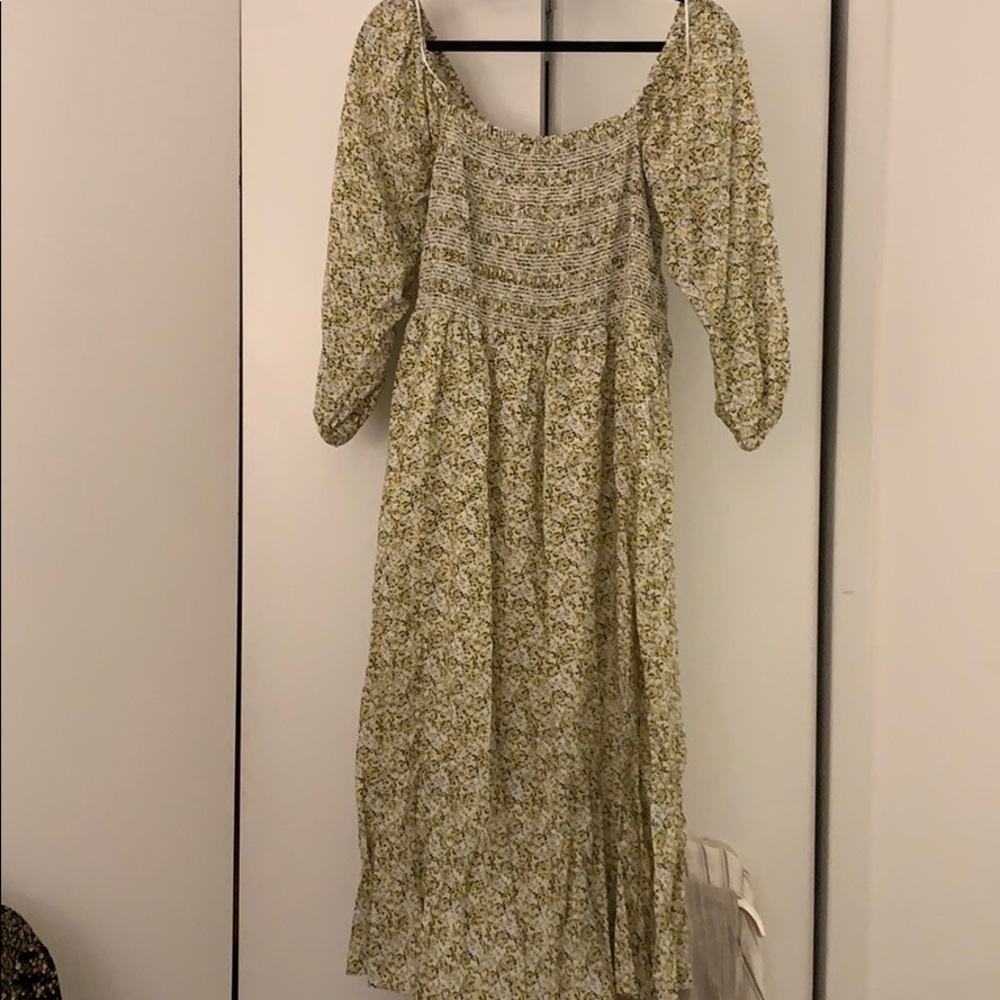 Wayf floral midi dress